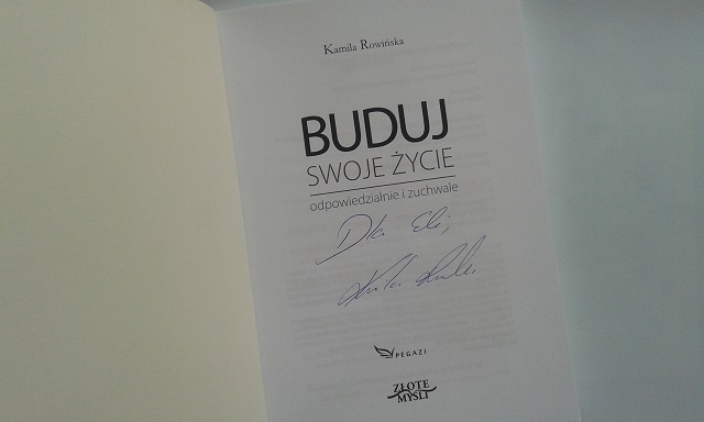 autograf od Kamili Rowińskiej